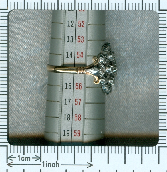 Victorian Portuguese antique ring with diamonds (image 13 of 13)